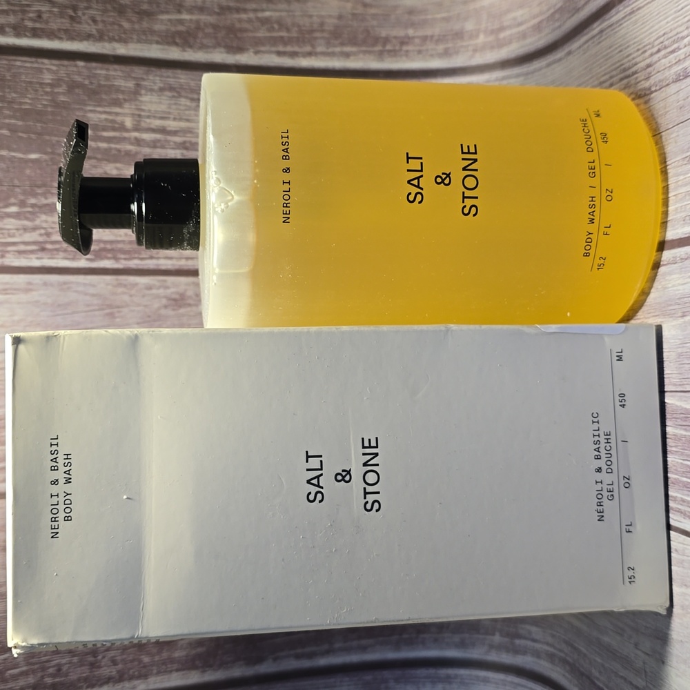 Salt & Stone Body Wash - Neroli & Basil 450ml